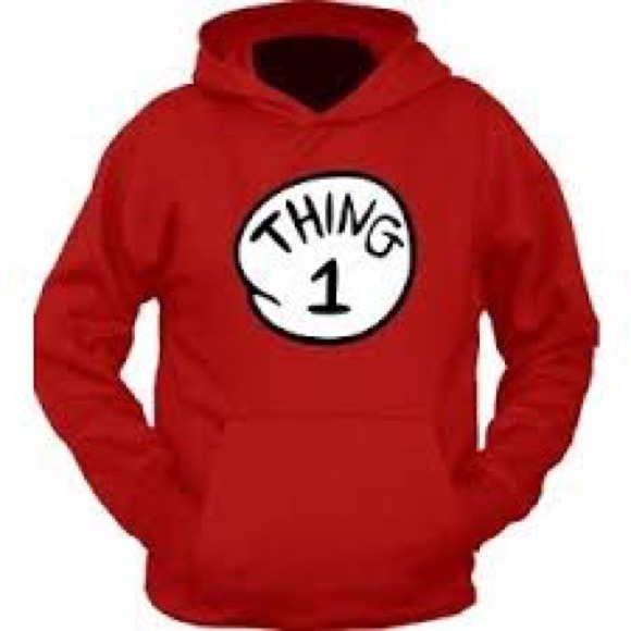 Jackets & Blazers - OFFER🎃 Dr.Seuss’ “Thing One” Red Hoodie Costume